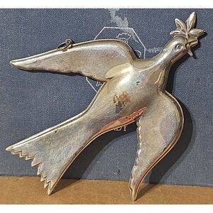 Gorham Sterling Silver Mount Vernon Dove Christmas 1973 Ornament AHS 18.6g